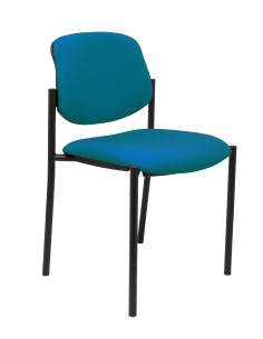 SILLA CONFIDENTE STYL SIN BRAZOS ESTRUCTURA NEGRA