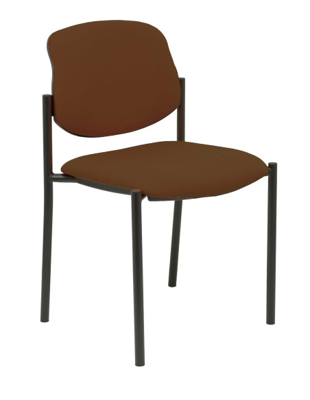 SILLA CONFIDENTE STYL SIN BRAZOS ESTRUCTURA NEGRA