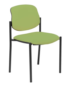 SILLA CONFIDENTE STYL SIN BRAZOS ESTRUCTURA NEGRA