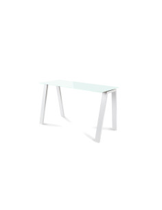 MESA ROCADA BLANCA ESTRUCTURA BLANCA 2