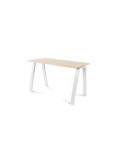 MESA ROCADA BLANCA ESTRUCTURA BLANCA