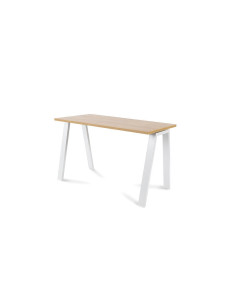 MESA ROCADA BLANCA ESTRUCTURA BLANCA