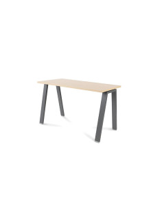 MESA ROCADA BLANCA ESTRUCTURA ANTRACITA