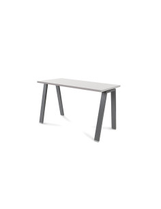 MESA ROCADA BLANCA ESTRUCTURA ANTRACITA