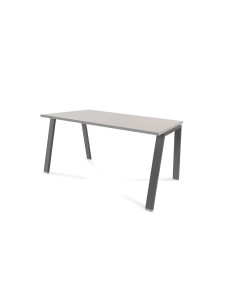 MESA ROCADA BLANCA ESTRUCTURA ANTRACITA