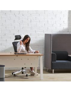 MESA ROCADA BLANCA ESTRUCTURA ANTRACITA 2