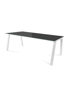 MESA ROCADA BLANCA ESTRUCTURA BLANCA