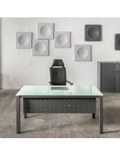 MESA ROCADA EXECUTIVE ESTRUCTURA ANTRACITA