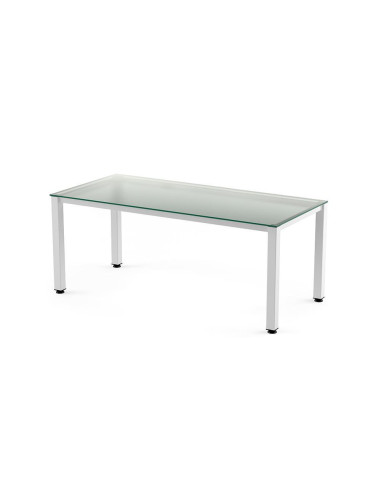 MESA ROCADA EXECUTIVE ESTRUCTURA BLANCA
