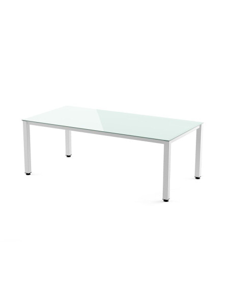 MESA ROCADA EXECUTIVE ESTRUCTURA BLANCA