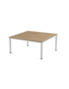 MESA ROCADA EXECUTIVE ESTRUCTURA BLANCA