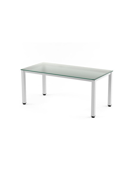 MESA ROCADA EXECUTIVE ESTRUCTURA BLANCA