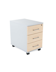 BUCK MÓVIL ROCADA STORE 3 CAJONES ESTRUCTURA GRIS