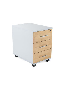 BUCK MÓVIL ROCADA STORE 3 CAJONES ESTRUCTURA GRIS