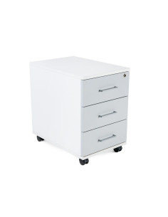 BUCK MÓVIL ROCADA STORE 3 CAJONES ESTRUCTURA BLANCA