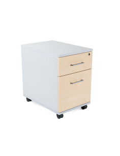 BUCK MÓVIL ROCADA STORE 1 CAJÓN Y CARPETERO ESTRUCTURA GRIS