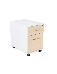 BUCK MÓVIL ROCADA STORE 1 CAJÓN Y CARPETERO ESTRUCTURA BLANCA