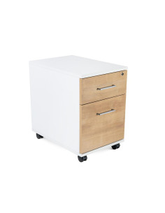 BUCK MÓVIL ROCADA STORE 1 CAJÓN Y CARPETERO ESTRUCTURA BLANCA