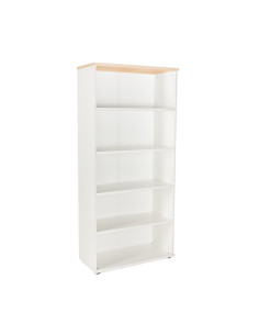 ARMARIO DE MADERA ROCADA SIN PUERTAS ESTRUCTURA BLANCA