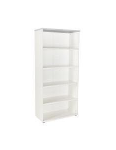 ARMARIO DE MADERA ROCADA SIN PUERTAS ESTRUCTURA BLANCA