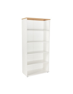 ARMARIO DE MADERA ROCADA SIN PUERTAS ESTRUCTURA BLANCA