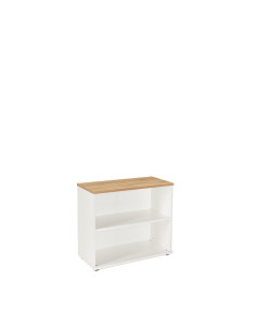 ARMARIO DE MADERA ROCADA SIN PUERTAS ESTRUCTURA BLANCA