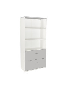 ARMARIO DE MADERA ROCADA CARPETERO ESTRUCTURA BLANCA