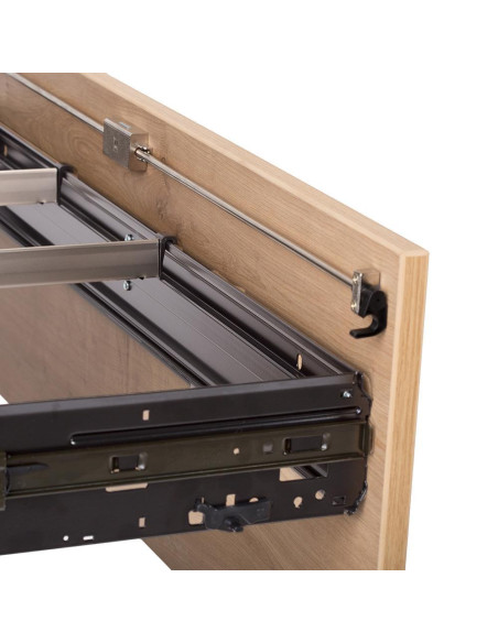 ARMARIO DE MADERA ROCADA CARPETERO ESTRUCTURA BLANCA