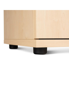 ARMARIO DE MADERA ROCADA CARPETERO ESTRUCTURA BLANCA 2