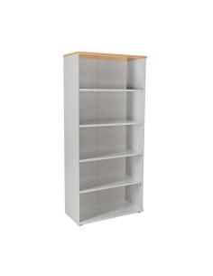 ARMARIO DE MADERA ROCADA SIN PUERTAS ESTRUCTURA GRIS