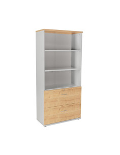 ARMARIO DE MADERA ROCADA CARPETERO ESTRUCTURA GRIS