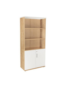 ARMARIO DE MADERA ROCADA CON PUERTAS BAJAS ESTRUCTURA ROBLE