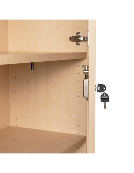 ARMARIO DE MADERA ROCADA ESTRUCTURA GRIS