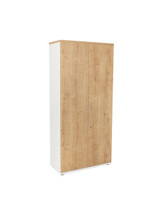 ARMARIO DE MADERA ROCADA ESTRUCTURA BLANCA