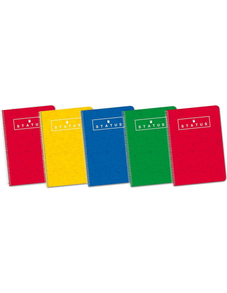 BLOC ENRI STATUS tapa DURA F 80h CUADRIC4x4 70g COLSUR4