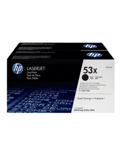PACK AHORRO DE 2 CARTUCHOS DE TÓNER ORIGINAL LASERJET 53X DE ALTA CAPACIDAD
