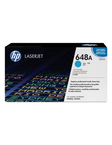 TONER HP N 648A CE261A LASERJET CP-402545254525DN CIAN 11000 PÁG