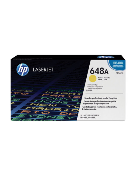 TONER HP N 648A CE262A LASERJET CP-402545254525DN AMARILLO 11000 PÁG