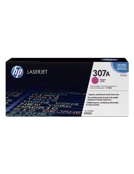 TONER HP N 307A CE743A LASERJET CP5225CP5225NCP5225DN MAGENTA 7300 PÁG