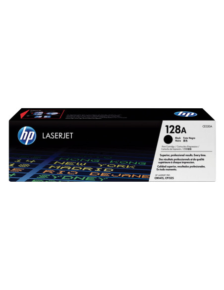 TONER HP N 128A CE320A NEGRO LASERJET PRO SERIE CM1415CP1525N 2000 PÁG