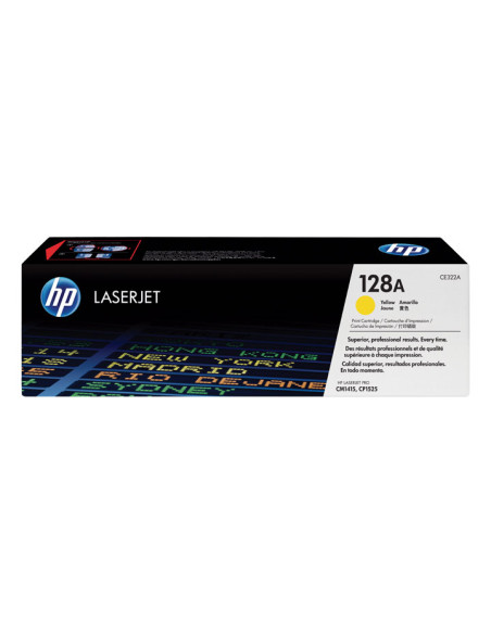 TONER HP N 128A CE322A AMARILLO LASERJET PRO SERIE CM1415CP1525N 1300 PÁG