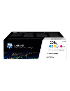 PAQUETE DE 3 CARTUCHOS DE TÓNER ORIGINAL HP LASERJET 201X