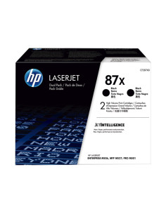 HP TONER NEGRO LASERJET ENTERPRISE M506DNM527 PACK 2 -  87X ALTA CAPACIDAD