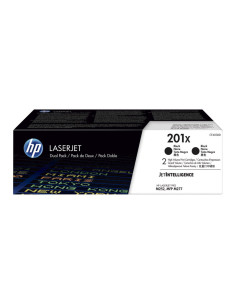 PAQUETE DE 2 CARTUCHOS DE TÓNER ORIGINAL HP LASERJET 201X