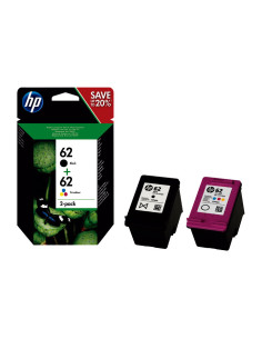 PACK DE AHORRO DE 2 CARTUCHOS DE TINTA ORIGINAL HP 62