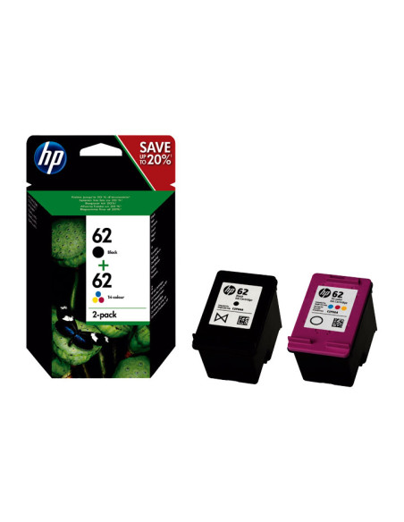 HP TINTA BK C  M  Y ENVY 5604 N 62 PACK 2