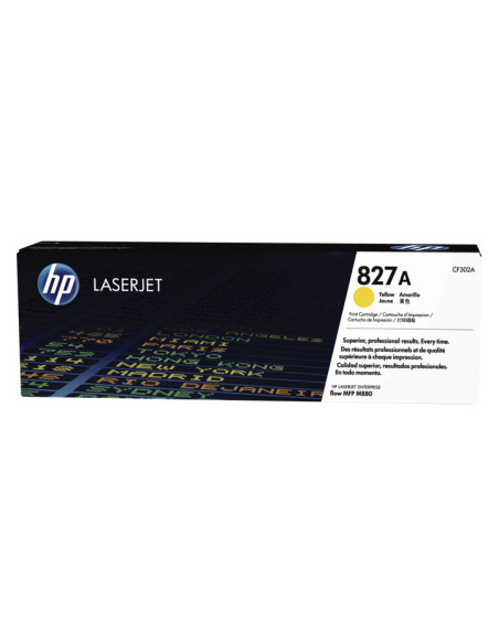 TONER HP N 827A CF302A LASERJET MANAGED M880FLOW MFP M880 AMARILLO 32000 PÁG