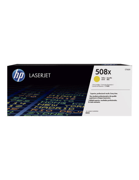 TONER HP N 508X CF362X LASERJET MFP-M552553577 AMARILLO 9500 PÁG