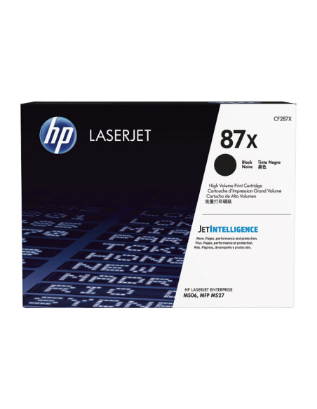 TONER HP N 87X CF287X LASERJET M506DNM527 NEGRO 18000 PÁG