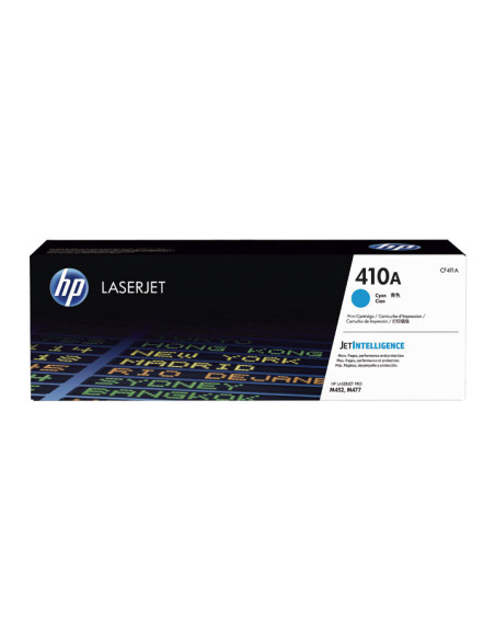 TONER HP N 410A CF411A LASERJET PRO M452DNM452DWM452NW MFP M377DWM477FDNM477FDWM477FNW CIAN 2300 PÁG